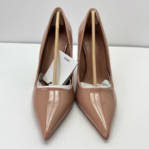 Mango - Ladies Pointed Toe Heel Shoes - Nude. Size: 6.5 (US). NIB - Picture 2 of 16
